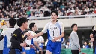 【バレー】駿台学園が3連覇まであと1勝。ストレートで市立尼崎を下し、3年連続の決勝進出　春高バレー