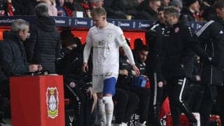 開始1分でハムストリング負傷のマインツ主砲ブルカルト、再離脱へ