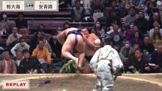 「あら大変」行司と親方に同時ハプニング… 力士が土俵下に転落で館内騒然 行司を襲った不運に「行司さんも命がけ」ファン注目