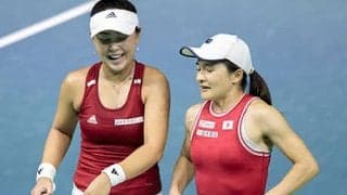  青山/ 穂積ペア 快勝で初戦突破 