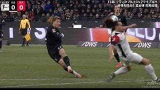 「バケモンやん」堂安律、とんでもない強烈シュートで“異変”「何が起きた？」 解説者も唖然… ピッチが大変なことになる「強すぎ」