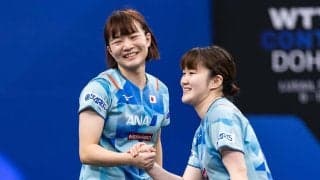 世界1位の大藤沙月、横井咲桜ペアが「信じられない逆転劇を見せた」　中国勢撃破に公式が脚光、シングルスでは直接対決が実現【WTTコンテンダーマスカット】
