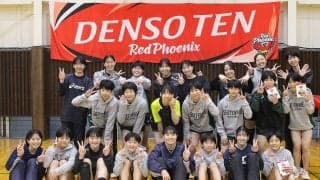 デンソーテンレッドフェニックスは対象を問わず充実の指導を実施 パート2　四天王寺中バレーボール部強化練習会