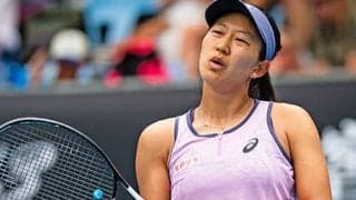  内島萌夏ペア 全豪OP初戦敗退 