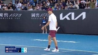 日本人観客も熱狂！錦織圭、“パッシングショット”の精度が「エグすぎる」 世界11位を翻弄した会心の一打