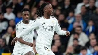 レアルMFカマヴィンガがハムストリング負傷、3週間ほどの離脱に