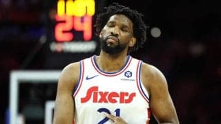 シクサーズのジョエル・エンビードが左ヒザの腫れのため今後3試合も欠場