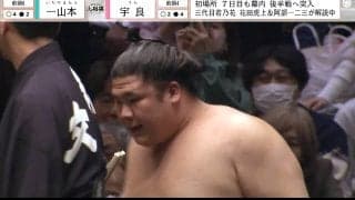 ストリートファイター「エドモンド本田かよ」人気力士、“スーパー頭突き”に酷似したウルトラ技で相手力士を撃破 館内沸騰