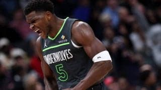 ウルブズの得点源アンソニー・エドワーズがNBA史上3番目の若さで通算8000得点を突破