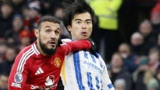 三笘薫がマンチェスター・Uに刻んだ“衝撃”　英紙は苦戦を強いられた敵DFを4点と酷評「ミトマを完全に見失った」