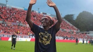 RB大宮、FWオリオラ・サンデーが左大腿直筋肉離れで離脱