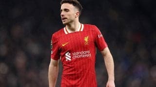 再び負傷離脱となったリバプールのFWジョタ…復帰は数週間後となる予定