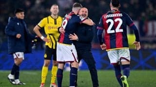「夢が叶ったよう」CL初勝利を飾ったボローニャ、イタリアーノ監督も喜び隠さず「監督として、初めてのCLでの勝利だ」