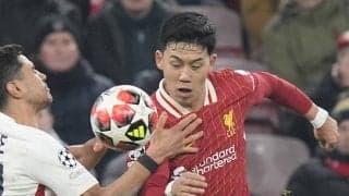 遠藤航、ノーミスでリバプールCL８強進出に貢献 南野拓実は決定機演出もゴールならず