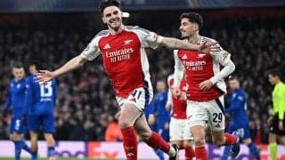 3発快勝のアーセナルが3位キープ！　ハヴァーツ1G1Aにマルティネッリが躍動【CL】