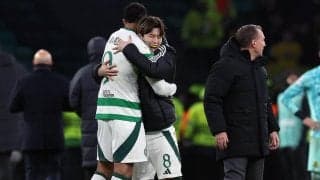 旗手怜央が起点のOGでセルティックが大きな勝ち点3！　前田大然は暴力行為で退場に、古橋亨梧は3度ネット揺らすも幻に【CL】