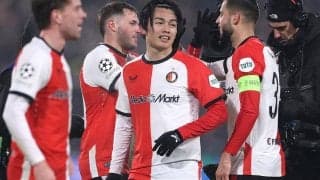 「地球上で1番かっこいい」「ナイス復帰ゴール」上田綺世がバイエルン相手にダメ押しゴール！CL通算2点目に絶賛の声「ウパメカノのフィジカルに勝つの強すぎ」