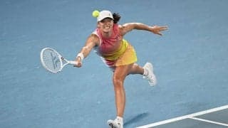 シフィオンテク、マッチポイント握るも一歩及ばずキーズに逆転負け。全豪初の決勝進出ならず[全豪オープン]