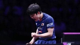 張本智和、王者が有延大夢に勝利で連覇へ向けて準々決勝進出　松島輝空、篠塚大登らも8強入りで優勝争い参戦か【全日本選手権2025】