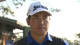 松山英樹、6打差で迎える最終日は「前半から伸ばしてチャンスがある位置で終盤になれば」