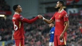 ガクポ2G1Aのリバプールが4発快勝で首位快走！　遠藤航は68分から途中出場でクローザー役完遂【プレミアリーグ】