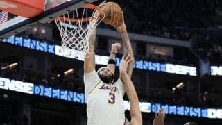 八村塁が欠場もレイカーズが3連勝…レブロン&デイビスが躍動してウォリアーズに白星