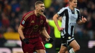 ローマが待望の今季公式戦初のアウェイ戦勝利！　ペッレグリーニ＆ドフビクのPK2発でウディネに逆転勝ち【セリエA】