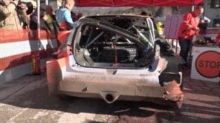 ウソだろ…世界最速ラリーカー、衝撃コースアウトでマシン大破 「よくこれ復帰しましたよね」奇跡の生還に放送席驚愕