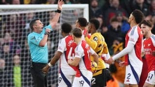 「最悪の判定」「皮肉だ」アーセナルの不可解退場、オリバー主審に脅迫と暴言が確認され警察が捜査