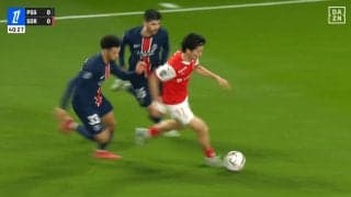 「マジでえぐい！」中村敬斗、“２人ぶち抜きドリブル”が話題沸騰！ ゴリゴリ突破で最強守備陣を破壊した瞬間「やばいよ」