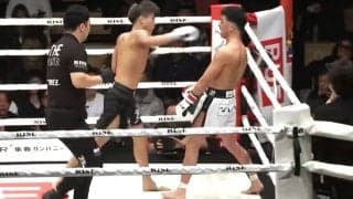 「止めた方がいい！」ノーガードからの衝撃KO “サンドバック状態”に放送席も声を荒げる