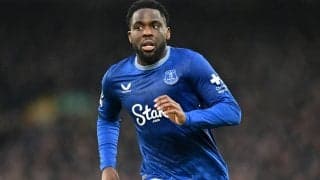 エバートンのベルギー代表MFマンガラのシーズンが終了…ブライトン戦で前十字じん帯断裂