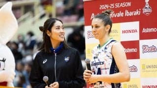 【バレー】埼玉上尾・メイレレス美帆、サラ・ロゾを語る「常に謙虚、感謝の気持ちを忘れない選手。通訳の私も試合を楽しめています」　SV女子