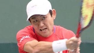 西岡良仁 ストレート勝利で日本1勝