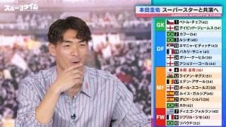 本田圭佑、ワールドスター集結のレジェンドマッチ参戦！槙野智章はキョトン顔「なんでここにいるの？」スタメン予想も大発表