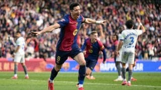 レヴァンドフスキ弾を守り切ったバルセロナがウノセロ勝利！　久々のリーグ連勝でマドリード勢に圧力【ラ・リーガ】