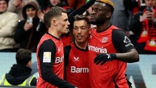 グリマルド退場も負傷明けのボニフェイス弾などでレバークーゼンが3発快勝【ブンデスリーガ】