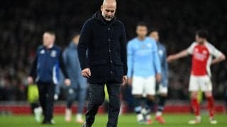 アーセナルに5失点惨敗もグアルディオラ監督｢悔やんでいるのは終盤の25分｣