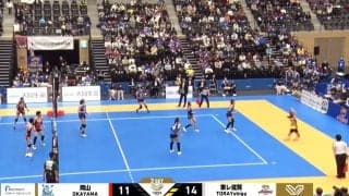 女子バレー、“後ろ向き”スーパーレシーブに騒然「見てるこっちもガッツポーズ」超美技にファン大興奮