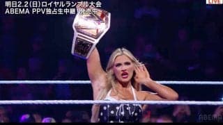 “元体操”金髪美女レスラーが披露した衣装が「大胆すぎる」と話題…キュートな“水玉コス”でドヤ顔もファン総ツッコミ「ほぼ水着」