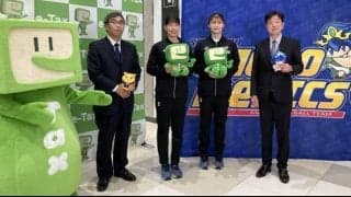 【バレー】埼玉上尾　岩崎こよみと黒後愛が確定申告PRイベントに参加。スマホ申告とチャットボットを体験