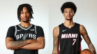 1月の月間最優秀新人賞にスパーズのキャッスル、ヒートのウェアが選出