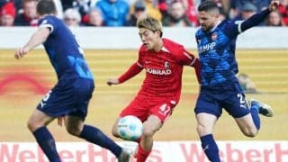 先発復帰の堂安律が決勝点アシスト、フライブルクが連勝で6位浮上【ブンデスリーガ】