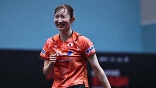 早田ひな、世界4位との激闘で見せた復調の気配「ハヤタの状態は絶好調」　中国メディアも技術を称賛、シンガポールで放った存在感