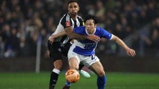 バーミンガムDF岩田智輝が「時速73マイル」の衝撃ゴラッソ！ 指揮官も絶賛「数多くのトップゴールを生で見てきたが…」