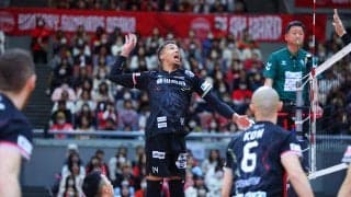 SVリーグ男子　WD名古屋がサントリーとの上位対決を制して2位に浮上
