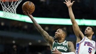 ヤニス不在も、リラードが43得点を挙げ”ビッグ3”擁するシクサーズ撃破…ヤニスはオールスターも回避予定