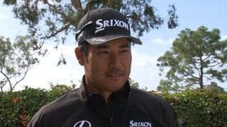 連覇かかる松山英樹「頑張って上位で戦えるように」　ザ・ジェネシスインビテーショナル