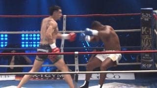 魔裟斗「猫パンチですよ」直後にジャブ“一撃”で衝撃KO 重量級の劇的結末に「あれで立てなくなるんですか…」放送席驚き