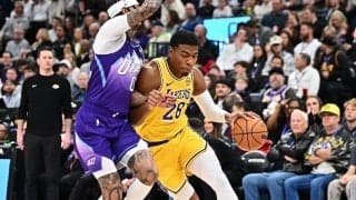 レイカーズがジャズに敗戦、連勝「6」でストップ…八村塁はチーム最多19得点